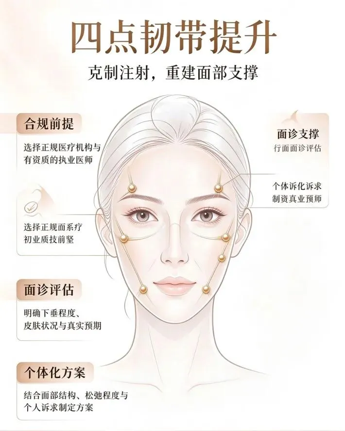 脸“垮”了，为什么光填充不够？——认识“四点韧带提升”